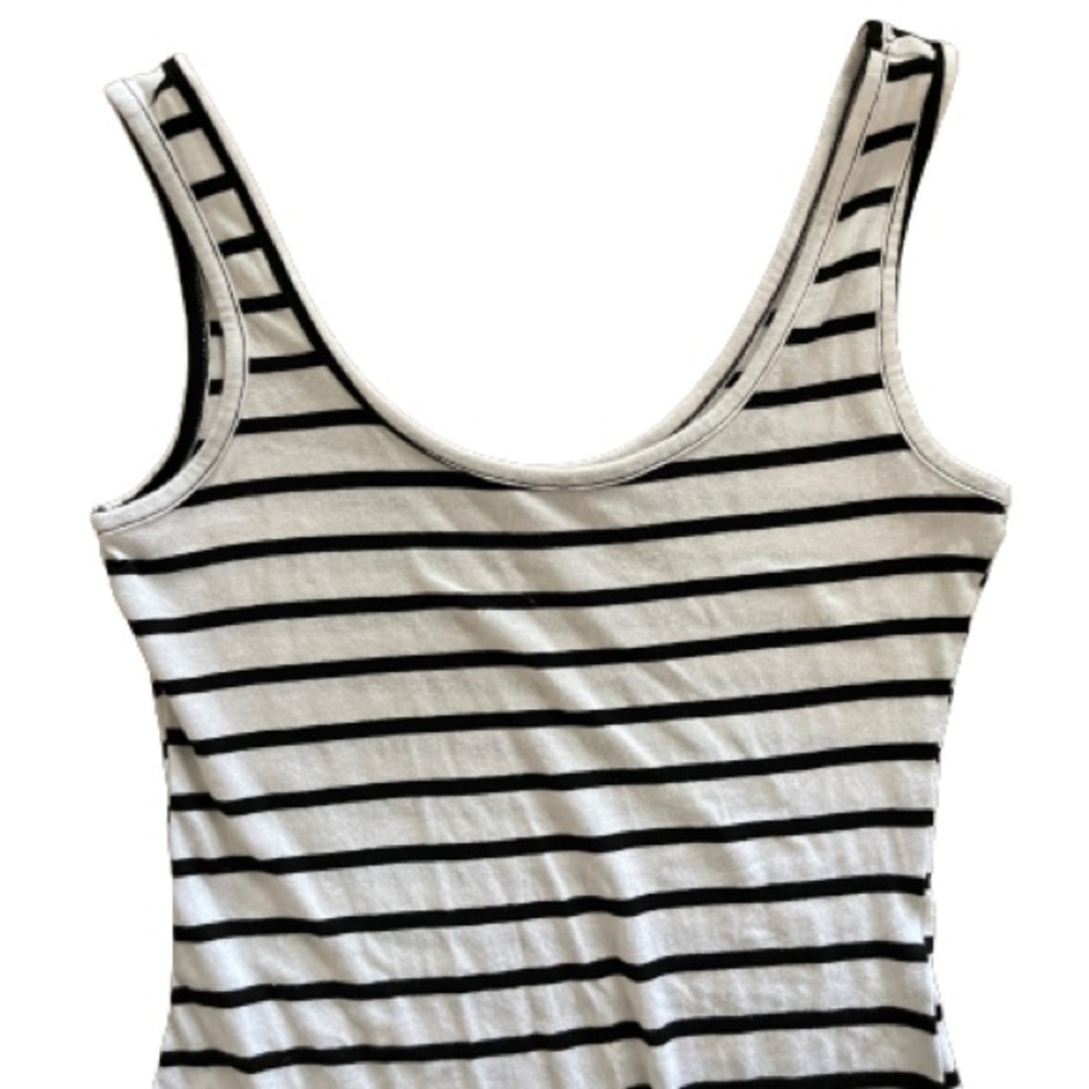 Striped popular 21 bodysuit
